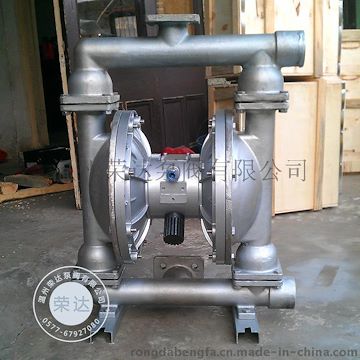 QBY-100铝合金气动隔膜泵 大流量气动浓浆泵